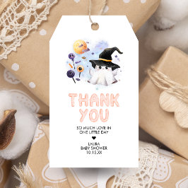 Etiqueta Para Presente Purple Little Boo Ghost Baby Shower Favor Tags
