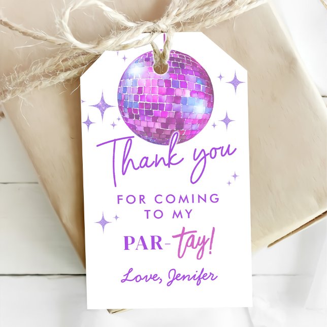 Etiqueta Para Presente Púrpura Na Minha Era De Aniversário (Criador carregado)