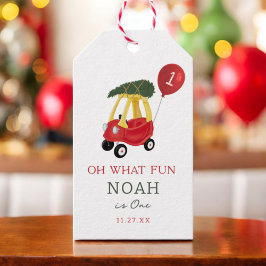 Etiqueta Para Presente Que festa de primeiro aniversario de Carro Feriado
