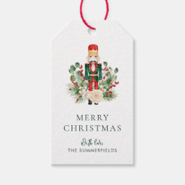 Etiqueta Para Presente Quebra-Nozes Verde Natal Personalizado