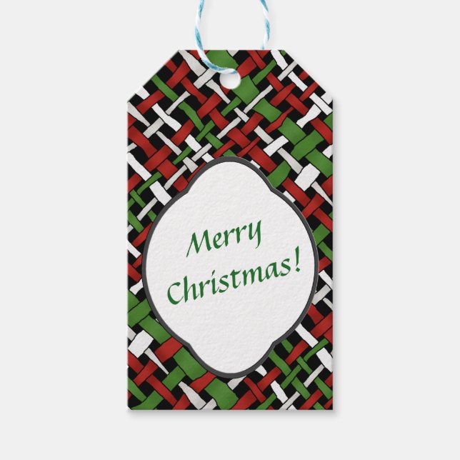 Etiqueta Para Presente Quebra Sasonal Russa Qualquer Texto (Frente)