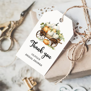 Etiqueta Para Presente Queda Chá de panela Pumpkin Favor obrigado que voc