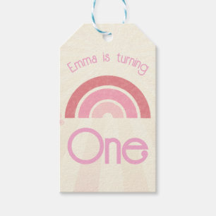 Etiqueta Para Presente Rainbow Birthday