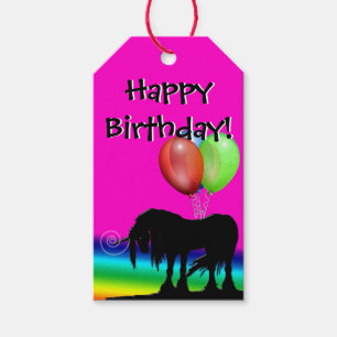 Etiqueta Para Presente Rainbow Unicorn Party