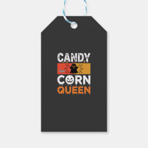 Etiqueta Para Presente Rainha do Candy Corn Halloween SVG Design