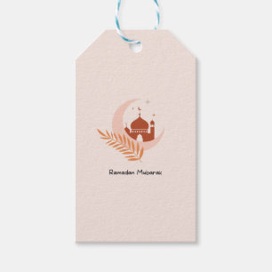Etiqueta Para Presente Ramadan Mubarak Boho Moon & Mosque