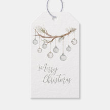 Ramo de Natal Rústico com Luzes Penduradas