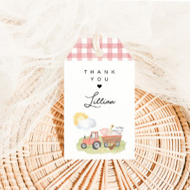 Etiqueta Para Presente Raparigas Fazendas Obrigado