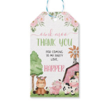 Raparigas Rosa Animais da Fazenda Floral Barn Aniv