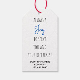 Etiqueta Para Presente Real Estate Joy to Serve Referências Pop por