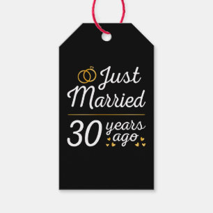 Etiqueta Para Presente Recem casados Há 30 Anos