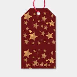 Etiqueta Para Presente Red Burgundy Para/de Natais vintages Elegantes