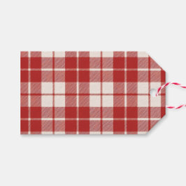 Etiqueta Para Presente Red Candy Cane