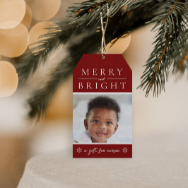 Etiqueta Para Presente Red Christmas Gift Tag