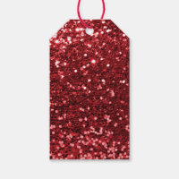 Red Faux Glitter