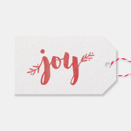 Etiqueta Para Presente Red Sprigs da Joy Christmas Gift Tag