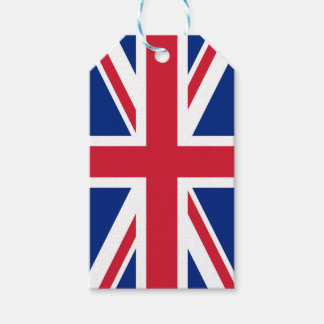 Etiqueta Para Presente Reino Unido Bandeira Union Jack das Colônias Britâ