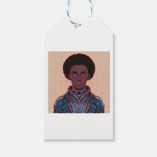 Etiqueta Para Presente Reis Afrofuturistas de Cor Silenciada