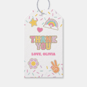 Etiqueta Para Presente Remendo Préppy Favor de Aniversário Obrigado