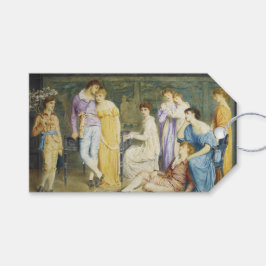 Etiqueta Para Presente Reproduzindo um Prelúdio por Bach