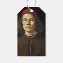 Etiqueta Para Presente Retrato de um Jovem (por Sandro Botticelli)