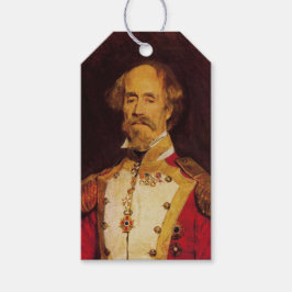 Etiqueta Para Presente Retrato de um Velho General Militar Europeu