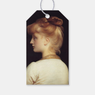 Etiqueta Para Presente Retrato feminino de trás (por Frederic Leighton)