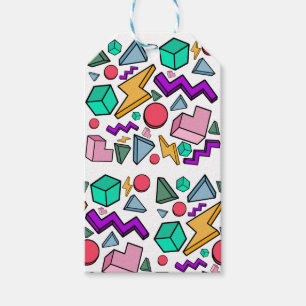 Etiqueta Para Presente Retro estético da Vintage dos anos 80