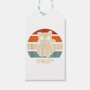 Etiqueta Para Presente Retro Gato Faca O Que Miau Gatinho Gatos Engraçado