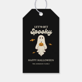 Etiqueta Para Presente  Retro Let’s Get Spooky Halloween