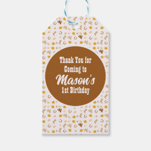 Etiqueta Para Presente Retro Rodeo Cowgirl Cowboy Bohemian Aniversário