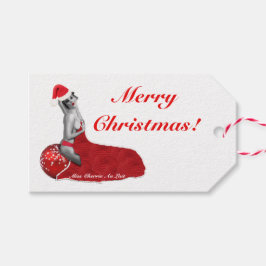 Etiqueta Para Presente Retro Sexy Pinup Rapariga Arte Presente De Natal M