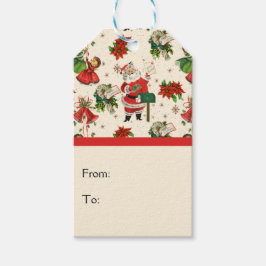 Etiqueta Para Presente Retro Treasures Natal 