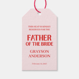 Etiqueta Para Presente Retro Valentine Bridal Shower Red Pink