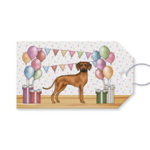 Rhodesian Ridgeback Colorido Pastel Feliz Aniversá