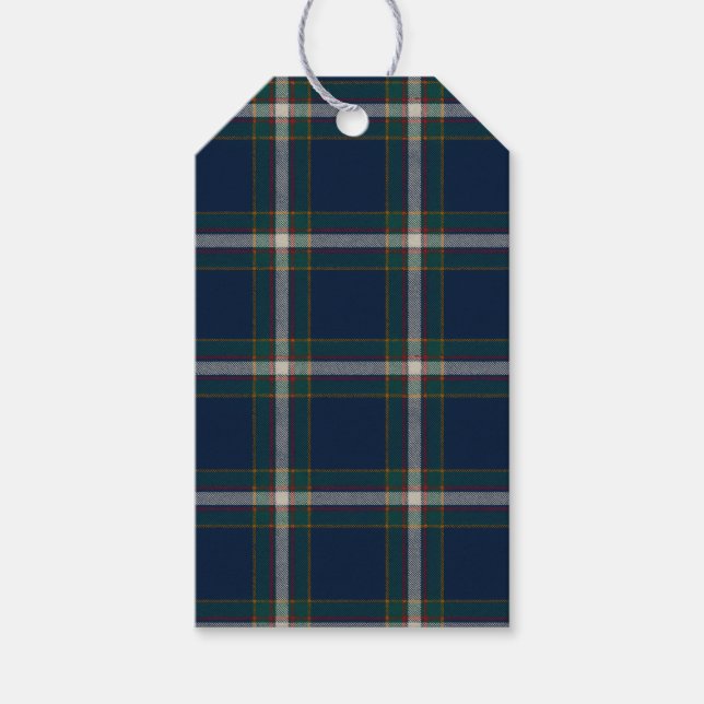 Etiqueta Para Presente Rich Tartan (Frente)