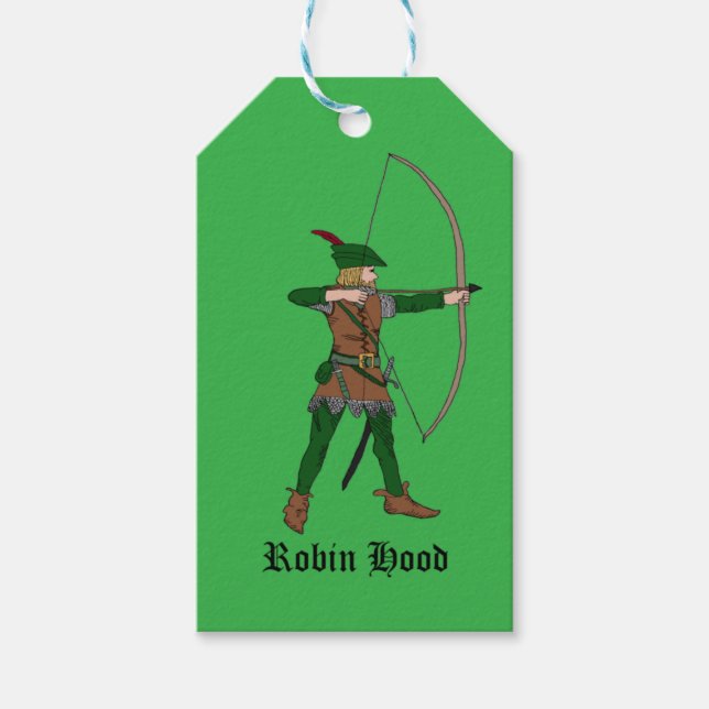 Etiqueta Para Presente Robin Hood (Frente)