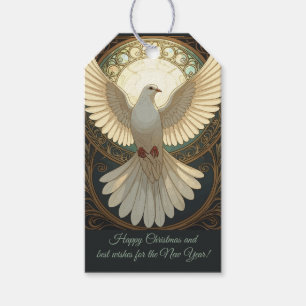 Etiqueta Para Presente Rola Angelical Arte Novo Vintage Vetor