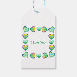 Etiqueta Para Presente Romântico Minimalista Eu Te Amo Dia de os namorado