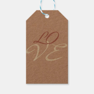 Etiqueta Para Presente Rosa Dourado Amor Cor Caligrafia Script