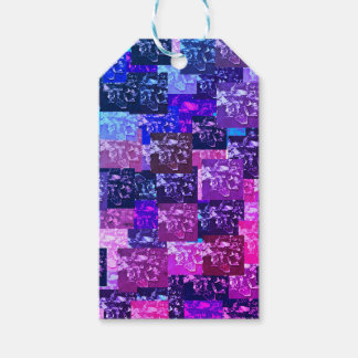 Etiqueta Para Presente Rosa e Roxo, Brokenmade