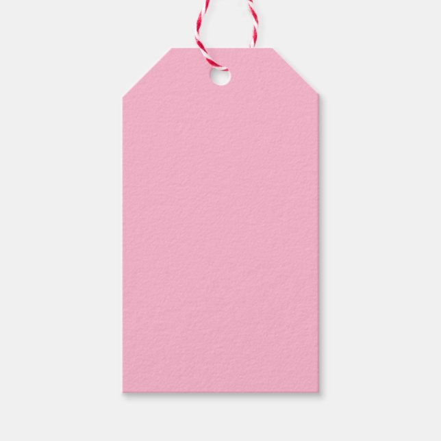 Etiqueta Para Presente Rosa Pálido (Frente)