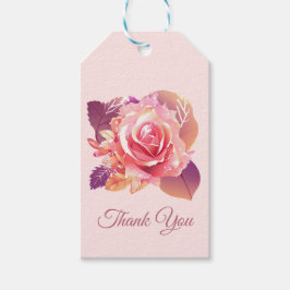 Etiqueta Para Presente Rosa Rosa Rosa Rosa Bela Solteiro