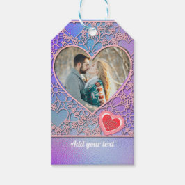 Etiqueta Para Presente Rosa Rosa Rosa Rosa Moderna, Namorados Românticos