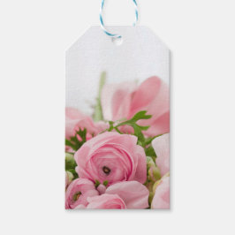 Etiqueta Para Presente Rosas Cor-de-Rosa para Casamento