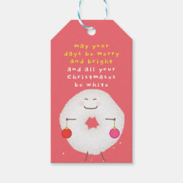 Etiqueta Para Presente Rosquinha de açúcar em pó Natal