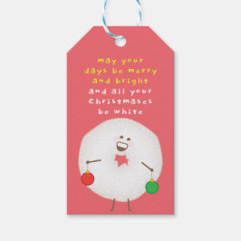 Etiqueta Para Presente Rosquinha de açúcar em pó Natal