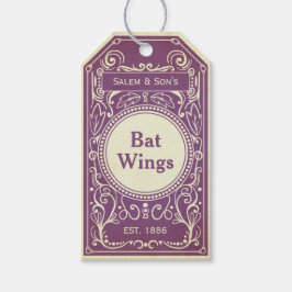 Etiqueta Para Presente Rótulo de apóstolo das asas roxas do taco