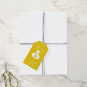 Etiqueta Para Presente Rótulo de Nutrição de Abelhas de Mel Caseiro Perso