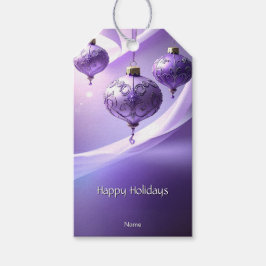 Etiqueta Para Presente Rótulo de Presente de Natal com Bola Decorativa Ro